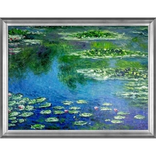 Low Price Claude Monet Water Lilies Hand Painted Framed Canvas Art