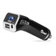 Pyle PLMP2A FM Radio Transmitter w/ USB Port for Charging Your Devices, 3.5mm AUX Input Car Lighter Adaptor
