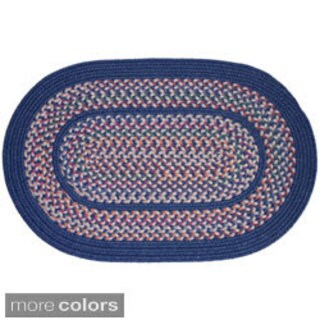 See Reviews Tahoe Wool Blend Braided Area Rug (10' Round)