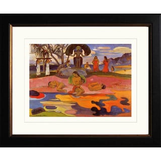 Compare Price Paul Gauguin 'Day of God' Giclee Framed Art