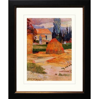 Special Prices Paul Gauguin 'Landscape Near Arles' Giclee Framed Art