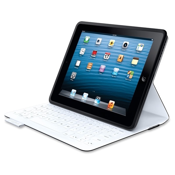 Logitech FabricSkin Keyboard/Cover Case (Folio) for iPad Air - Black