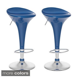 CorLiving Form Fitted Adjustable Bar Stool (Set of 2)-Image