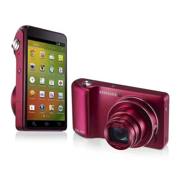 Samsung GC100 Galaxy 16.3MP Red Digital Camera