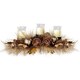Sage & Co Ball Ornament 30-inch Pine Cone and Leaves Candle Holder