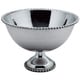 Beaded 16-inch Aluminum Punch Bowl