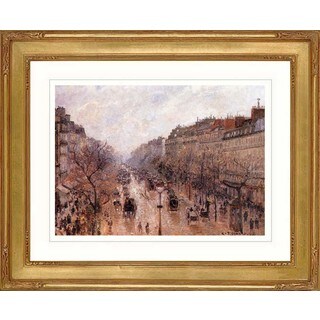 Find Shop Camille Pissaro 'Boulevard Montmartre' Giclee Framed Art
