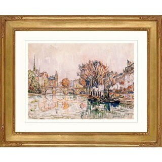 Price Aquify Paul Signac 'The pont neuf, Paris' Framed Giclee Print