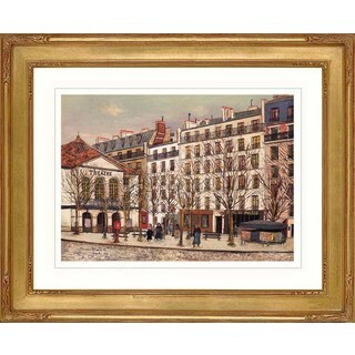 Low Price Maurice Utrillo 'La Place Dancourt' Framed Giclee Print