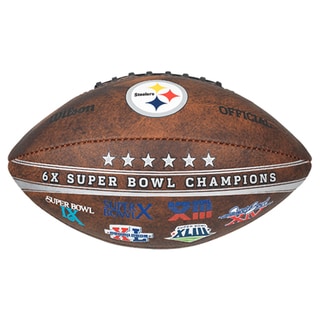 Pittsburgh Steelers 9-inch Leather Football-Image