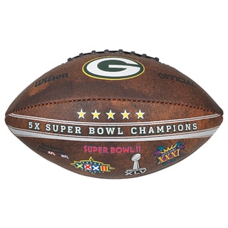 Green Bay Packers 9-inch Leather Football-Image