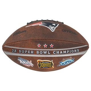 New England Patriots 9-inch Leather Football-Image