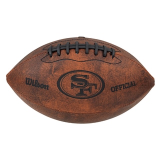 San Francisco 49ers 9-inch Leather Football-Image