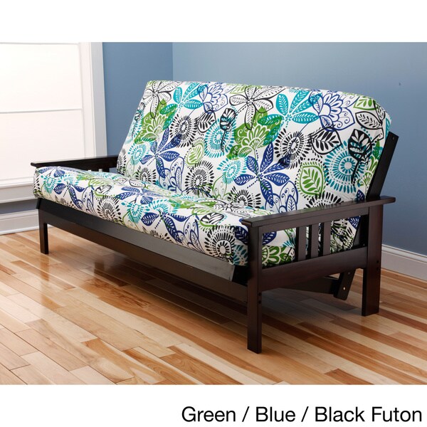 Somette Espresso Innerspring Multi-Flex Futon Set