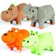 Latex Mini Squeaking Pet Dog Toys (4-piece Set)