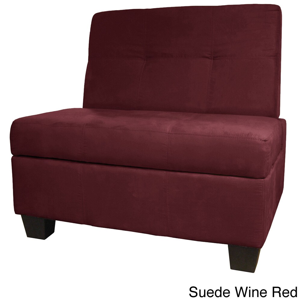 Butler 24 Or 48 Inch Upholstered Hinge Storage Bench