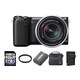 Sony Alpha NEX-5R Mirrorless Digital Camera 18-55mm Lens 32GB Bundle