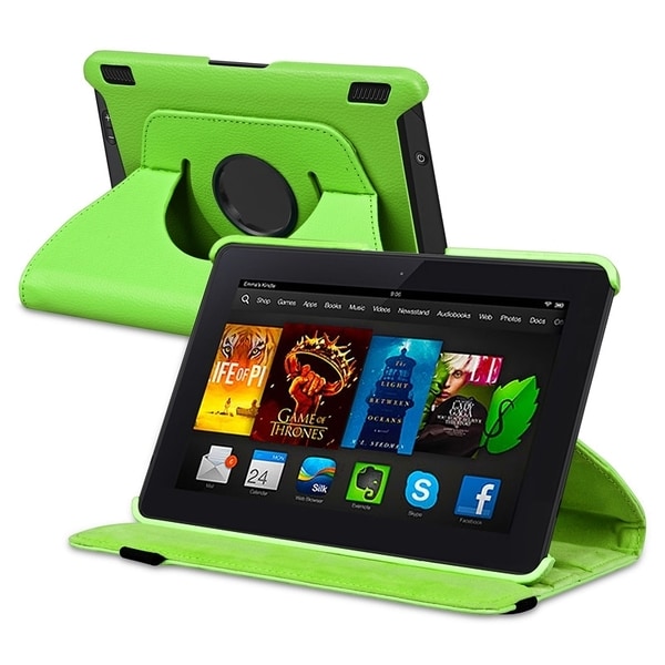 BasAcc Swivel Stand Leather Case for Amazon Kindle Fire HDX 7-inch