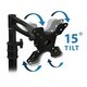 Mount-It! 2-way Adjustable Black LCD/ LED Tilting Desk Mount Bracket