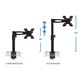 Mount-It! 2-way Adjustable Black LCD/ LED Tilting Desk Mount Bracket