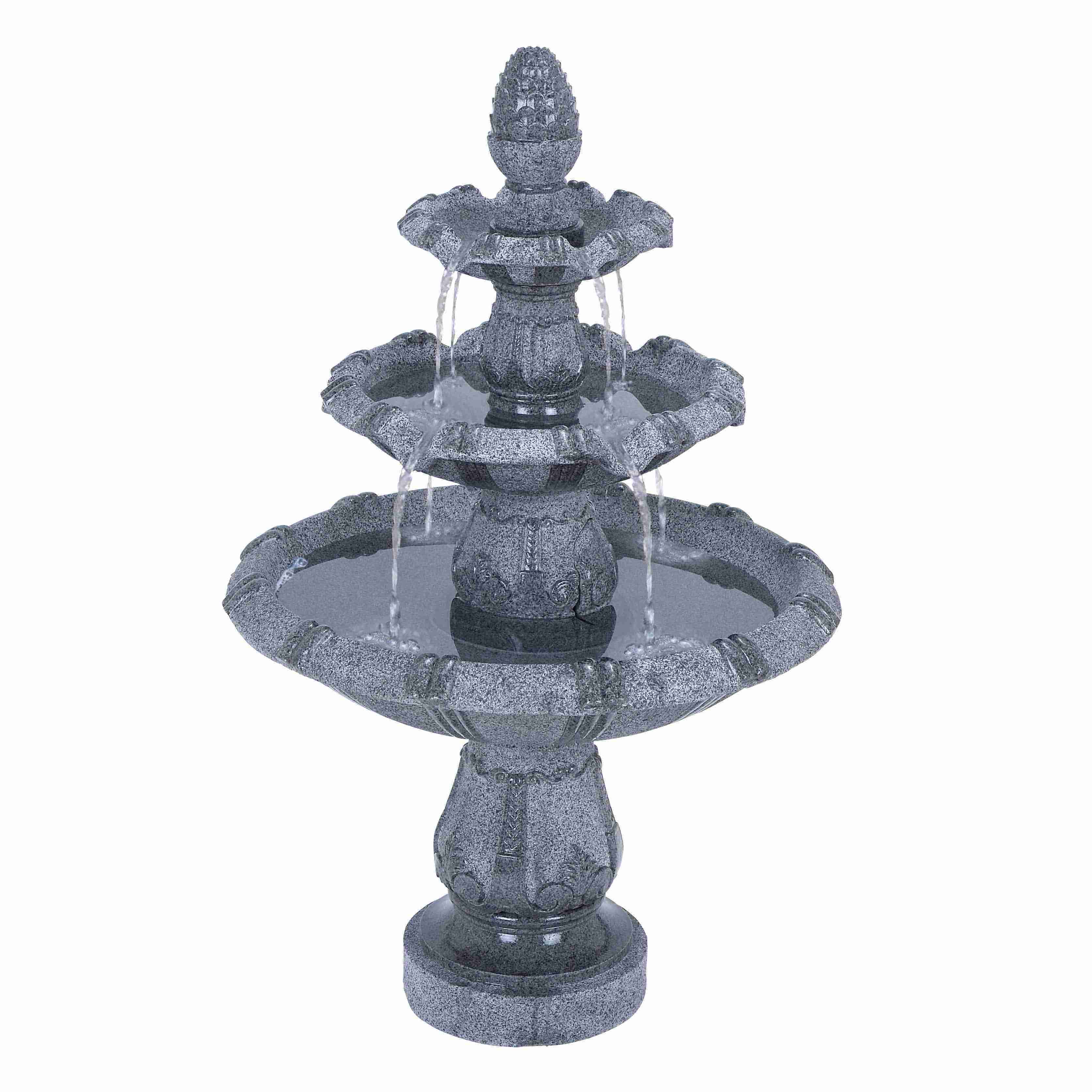 Stone Finished 3tier Fountain Overstock Shopping Great Deals on