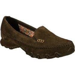 Women's Skechers Relaxed Fit Bikers Pedestrian Brown-Image