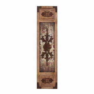 For sale Old World Charm Metal and Wood Rustic Wall Panel