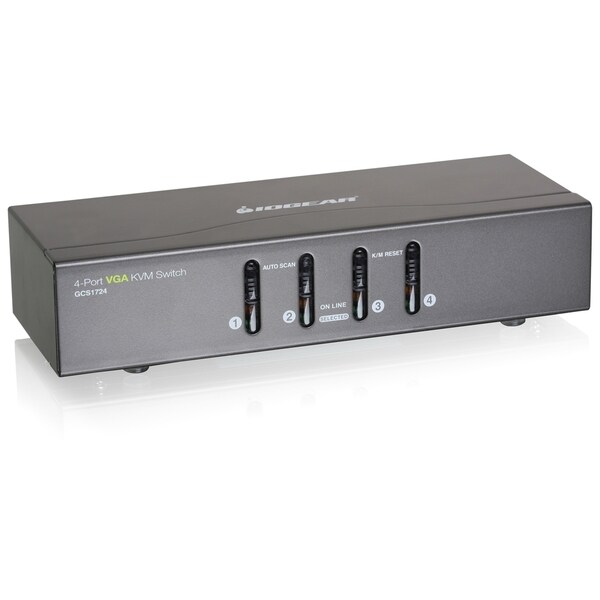 Iogear 4 Port VGA KVM Switch, PS2 and USB