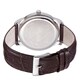 Azzaro Men's AZ2040.12AH.000 'Legend' White Dial Brown Leather Strap Quartz Watch