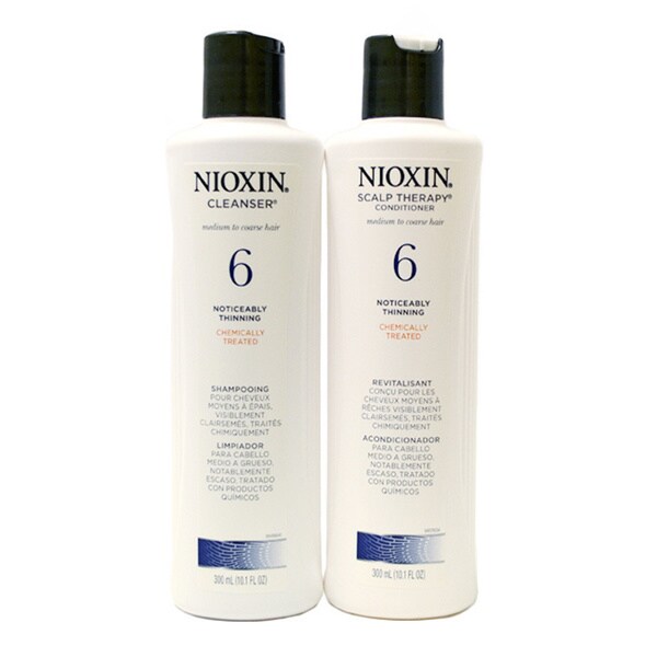 Nioxin System #6 Cleanser and Therapy 10.1-ounce Duo Pack