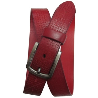 Amerileather Men's Woven Pattern Belt
