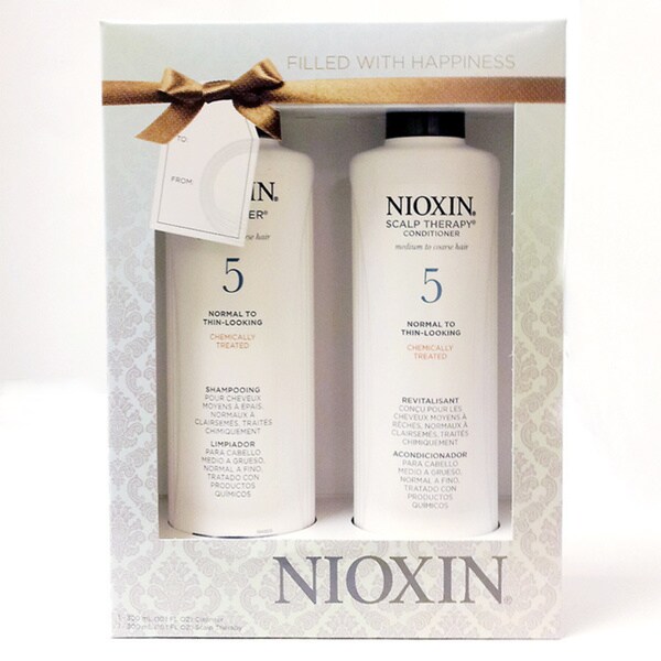 Nioxin System #5 Cleanser and Scalp Therapy 10.1-ounce Kit