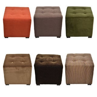 Find Shop Merton 4 Button Tufted Square Ottoman