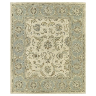 Low Price Hand-Tufted Joaquin Beige Kashan Wool Rug (10' x 14')