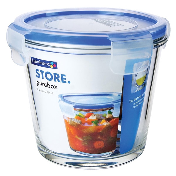 Purebox Deep Round Storage Containers