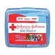 Johnson & Johnson Red Cross Portable Travel First Aid Kit, 70 Pieces, Plastic Case