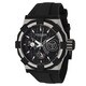 Concord Men's Titanium Rubber Retrograde Watch