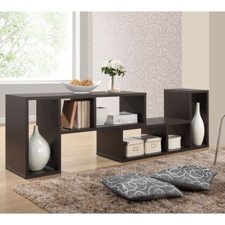 Best Shopping Baxton Studio Tillman Dark Brown/ Espresso Modern Display Shelf
