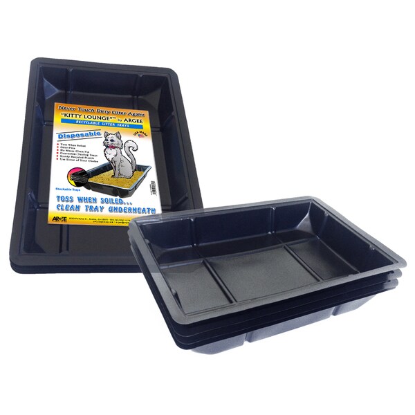 Kitty Lounge Disposable Litter Trays (Pack of 50) 15914287