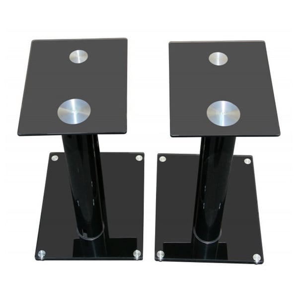 Mount-It! Premium Aluminum and Glass Speaker Stands