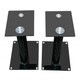 Mount-It! Premium Aluminum and Glass Speaker Stands