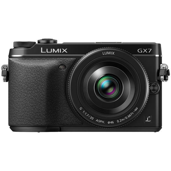 Panasonic LUMIX DMC-GX7 DSLM Camera and LUMIX G 20mm F1.7 II ASPH Lens