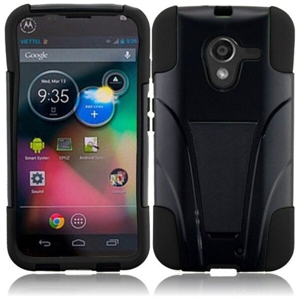 INSTEN Phone Case Cover with Stand for Motorola Moto X
