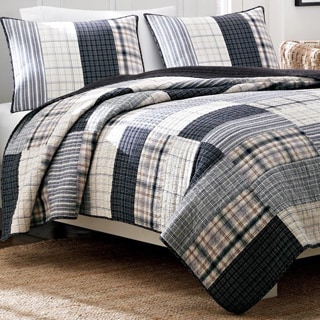 ( ._.) Nautica Longview Cotton Reversible Quilt and Sham Separates