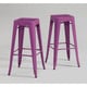 Tabouret 30-inch Orchid Bar Stools (Set of 2)