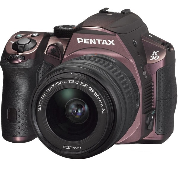 Pentax K-30 Digital SLR Silky Bordeaux with 18-55mm WR Lens