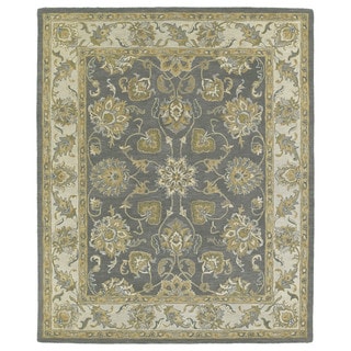 Buy  Hand-tufted Joaquin Grey Agra Wool Rug (10' x 14')