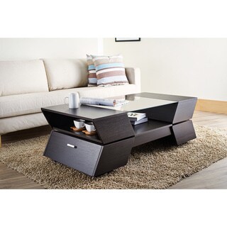 @@@ > Furniture of America Anjin Enzo Contemporary Two-tone Multi-storage Coffee Table