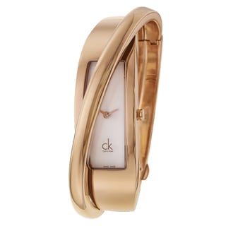 Calvin Klein Women's 'Feminine' Rose Gold PVD Coated Stainless Steel Swiss Quartz Watch