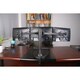 Triple Freestanding Widescreen Monitor Stand